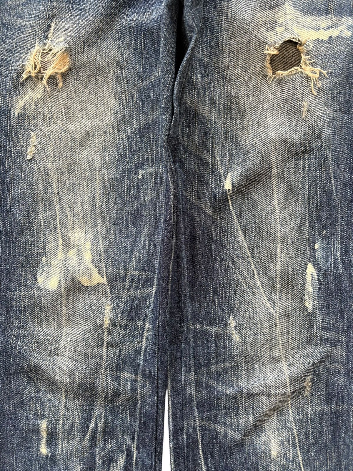 Levi's Vintage Levis Faded Wash Paint Splattered Distress Jeans Size 30" / US 8 / IT 44 - 3 Thumbnail