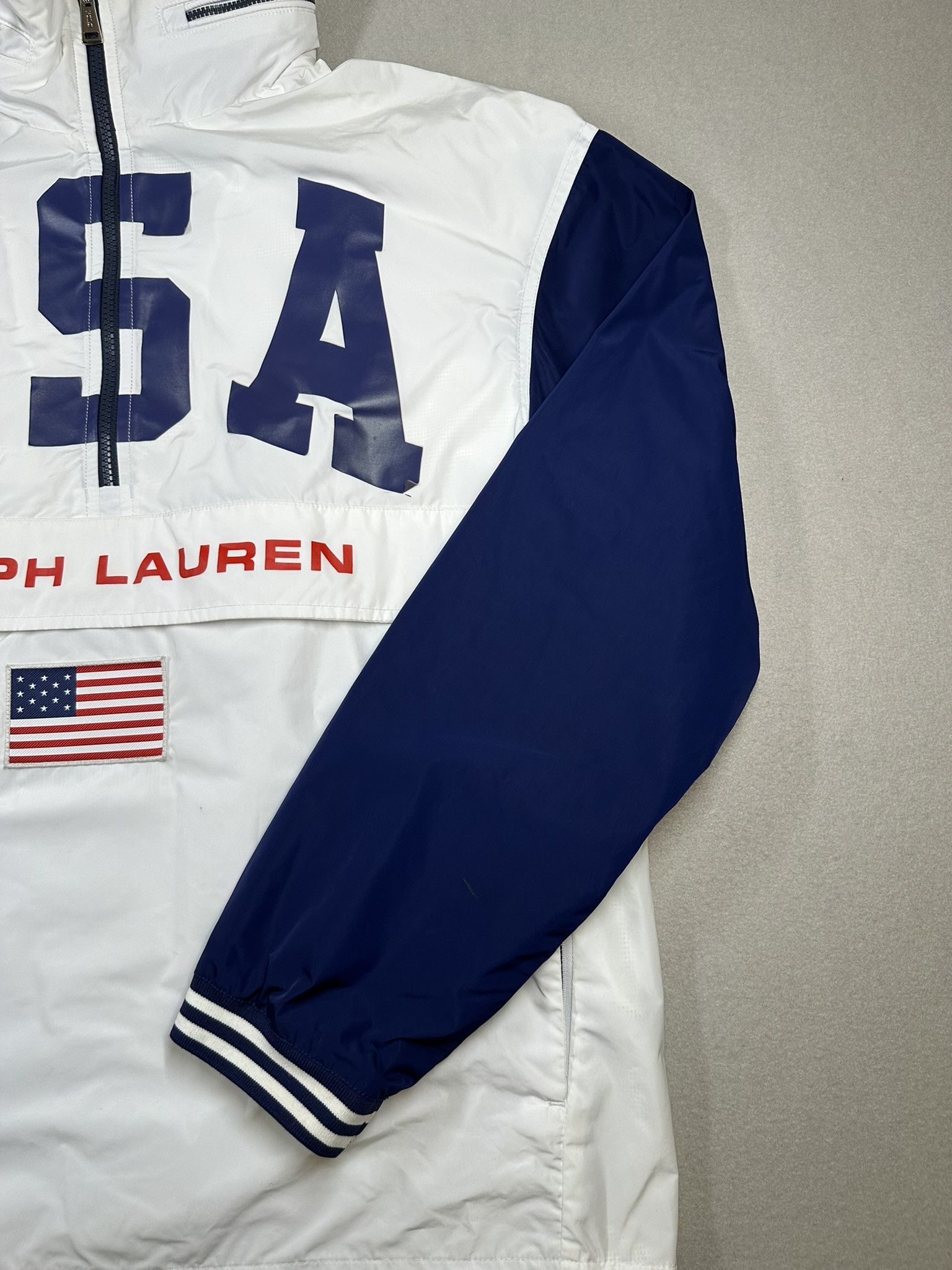 Polo Ralph Lauren Ralph Lauren USA Olympic Team Anorak Jacket White Red Blue Size US M / EU 48-50 / 2 - 11 Thumbnail