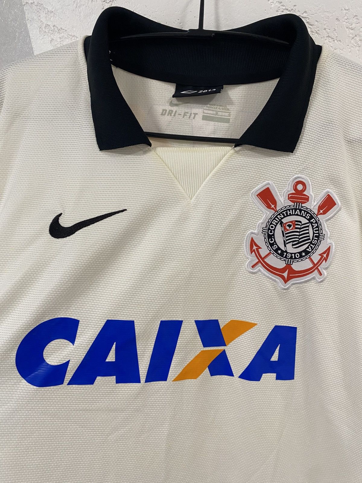 Nike Nike Corinthians Paulista 2013 Pre-Season Home Jersey Sz:L Size US L / EU 52-54 / 3 - 2 Thumbnail