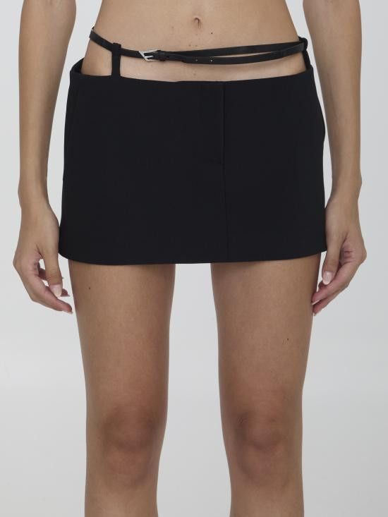 The Attico THE ATTICO Women Skirts 248WCS226 BLACK Size 27" / US 4 / IT 40 - 1 Thumbnail