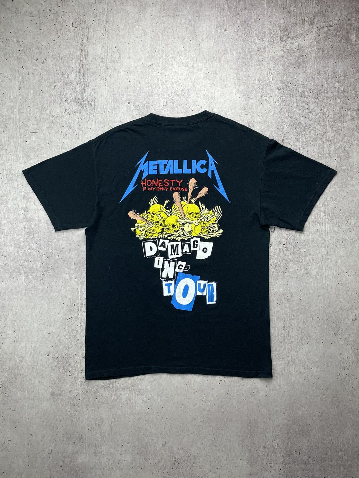 Band Tees × Metallica × Vintage Vintage Metallica Damage Inc Tour 2009 T-Shirt Size US M / EU 48-50 / 2 - 3 Thumbnail