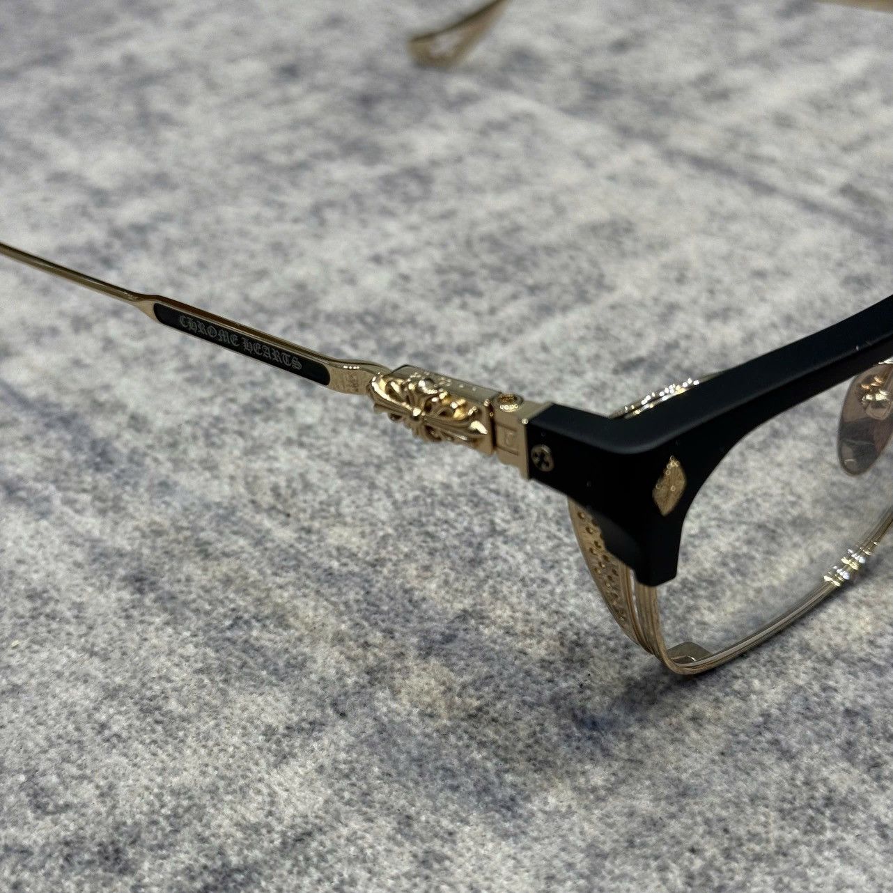 Chrome Hearts CHROME HEARTS LGMA Matte Black/Gold Plated Size ONE SIZE - 3 Thumbnail