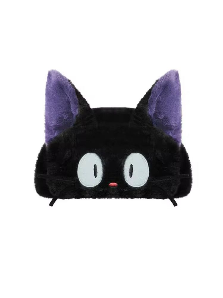 Japanese Brand × Vintage Y2K Cartoon Black wolf Ushanka Cute Winter Hat Size ONE SIZE - 5 Thumbnail