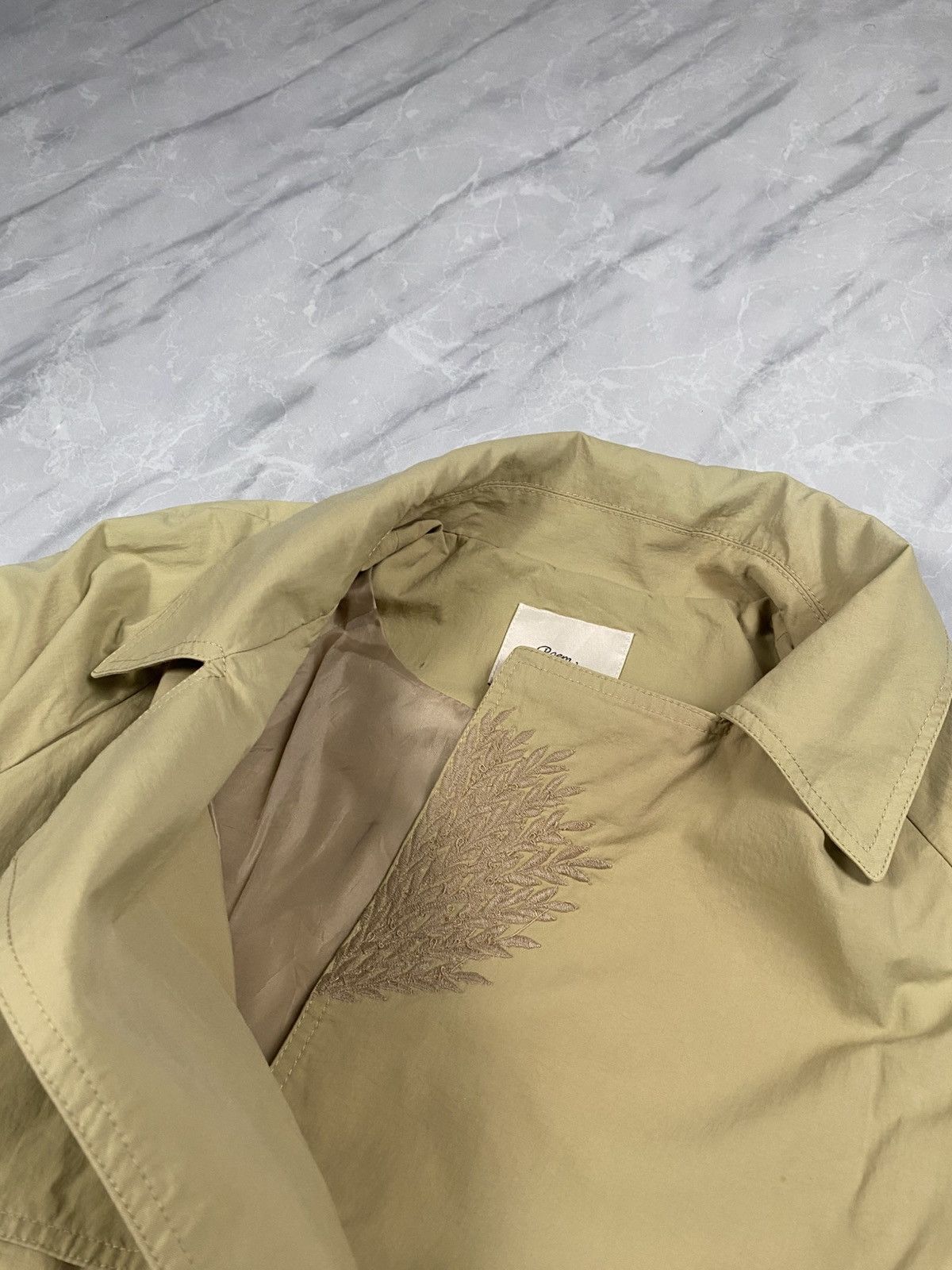 Japanese Brand Maison de_Roem Light Cropped Trench Coat Size M / US 6-8 / IT 42-44 - 5 Thumbnail
