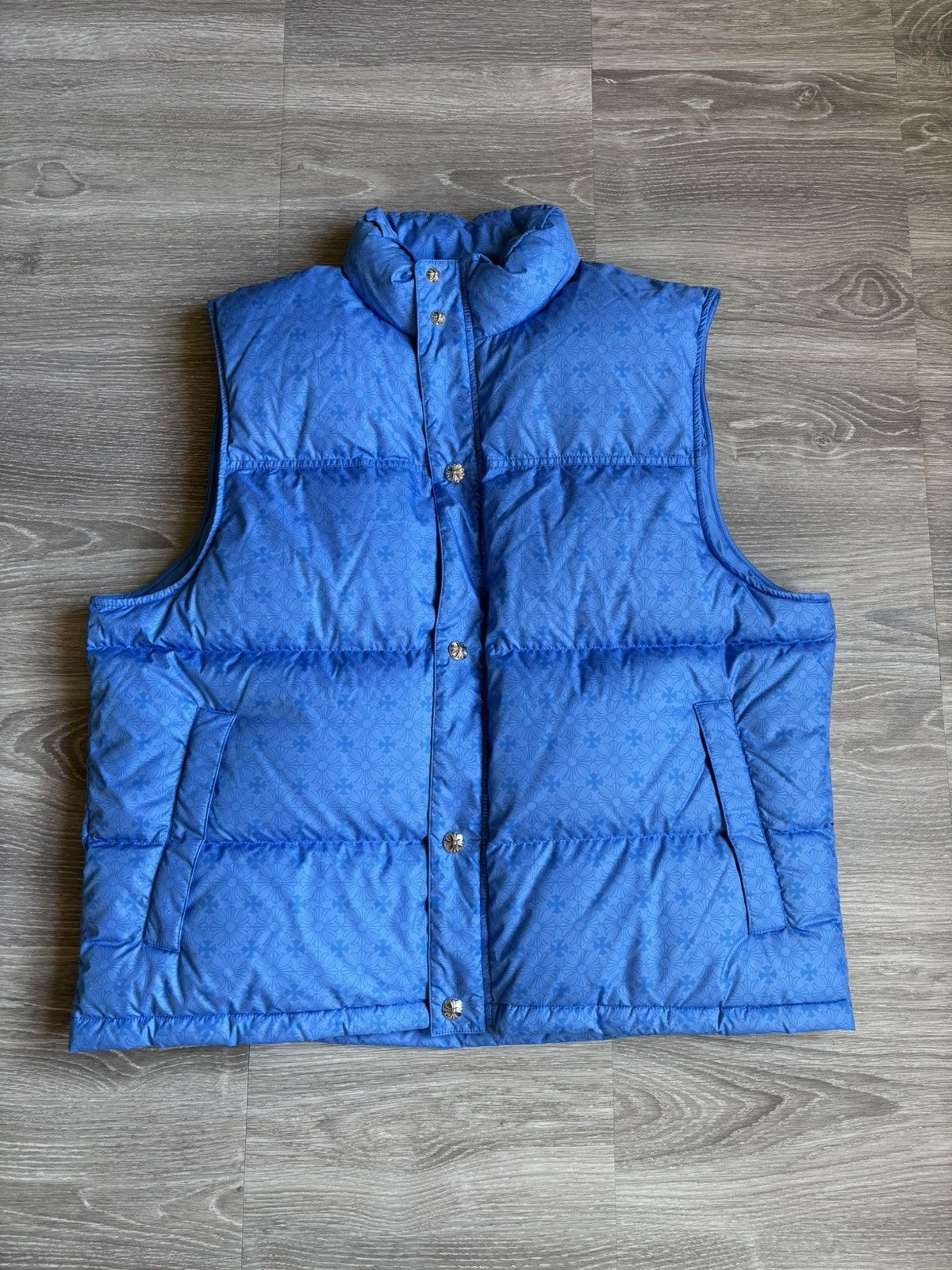 Chrome Hearts Chrome Hearts Blue Monogram Vest Size US L / EU 52-54 / 3 - 1 Thumbnail