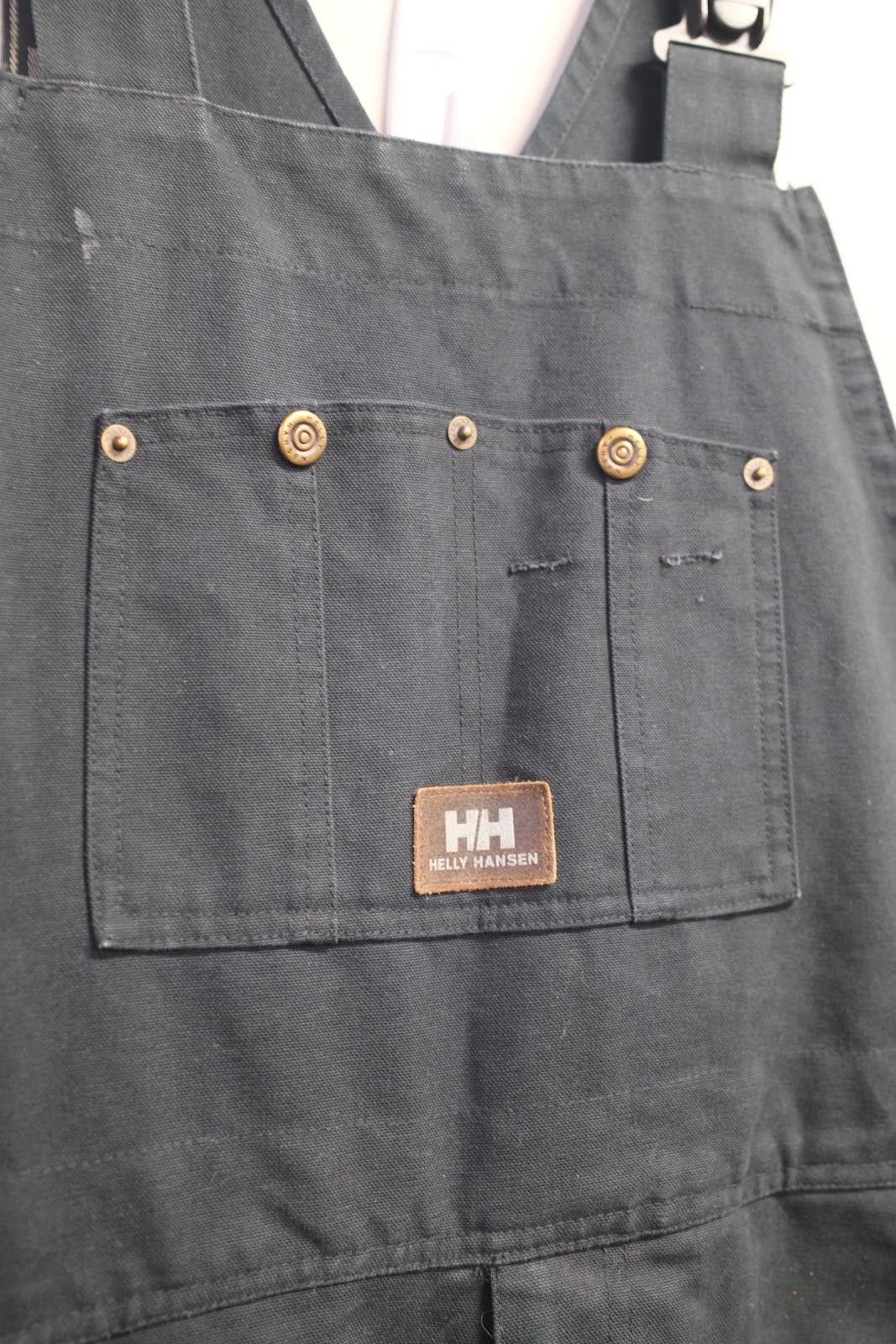 Helly Hansen 2010 Helly Hansen Black Overall Leather Patch Carpenter Pant Size ONE SIZE - 4 Thumbnail