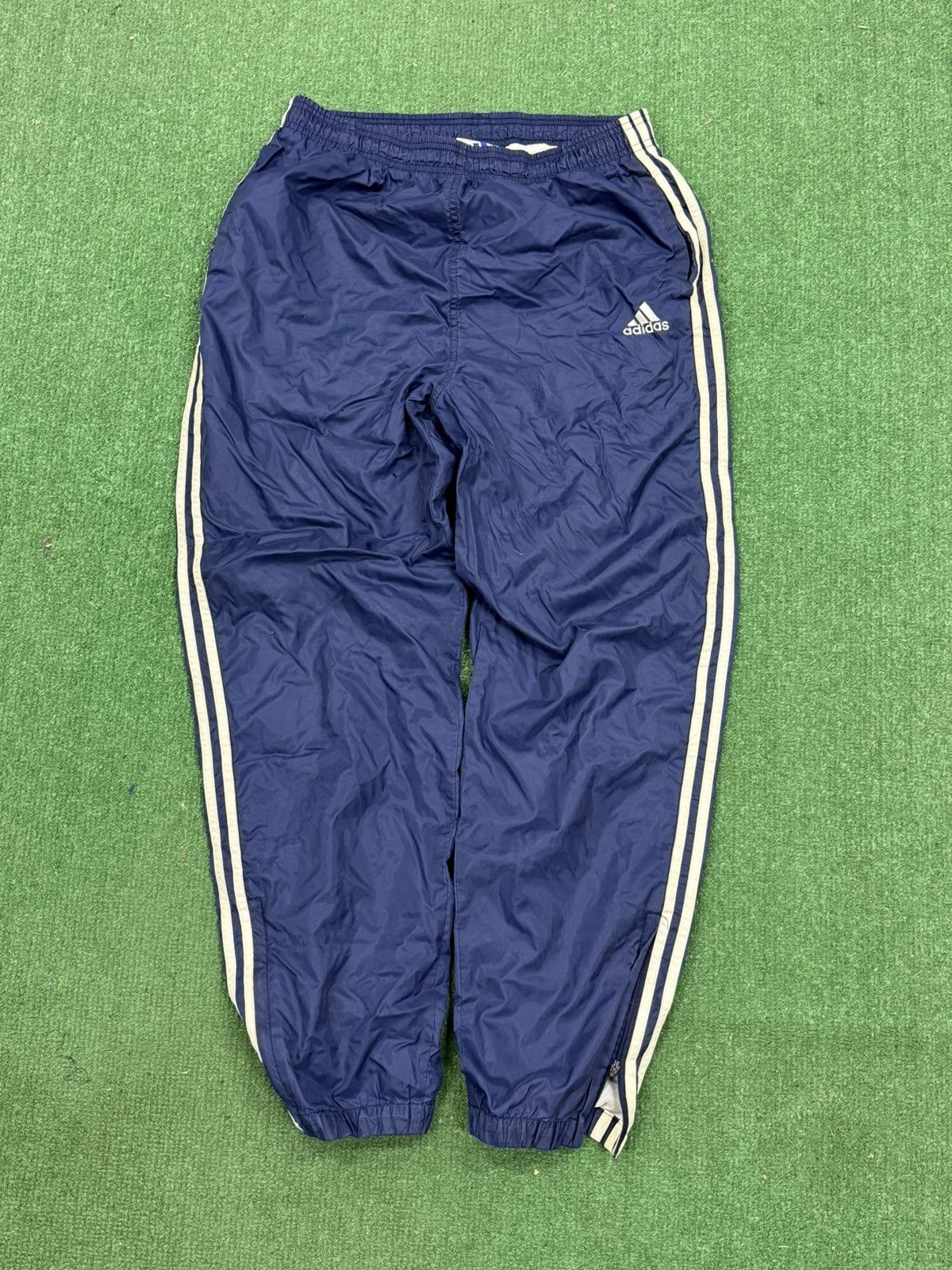 Adidas Vintage 90s Adidas 3 Stripe Track Pants Size US 32 / EU 48 - 1 Thumbnail