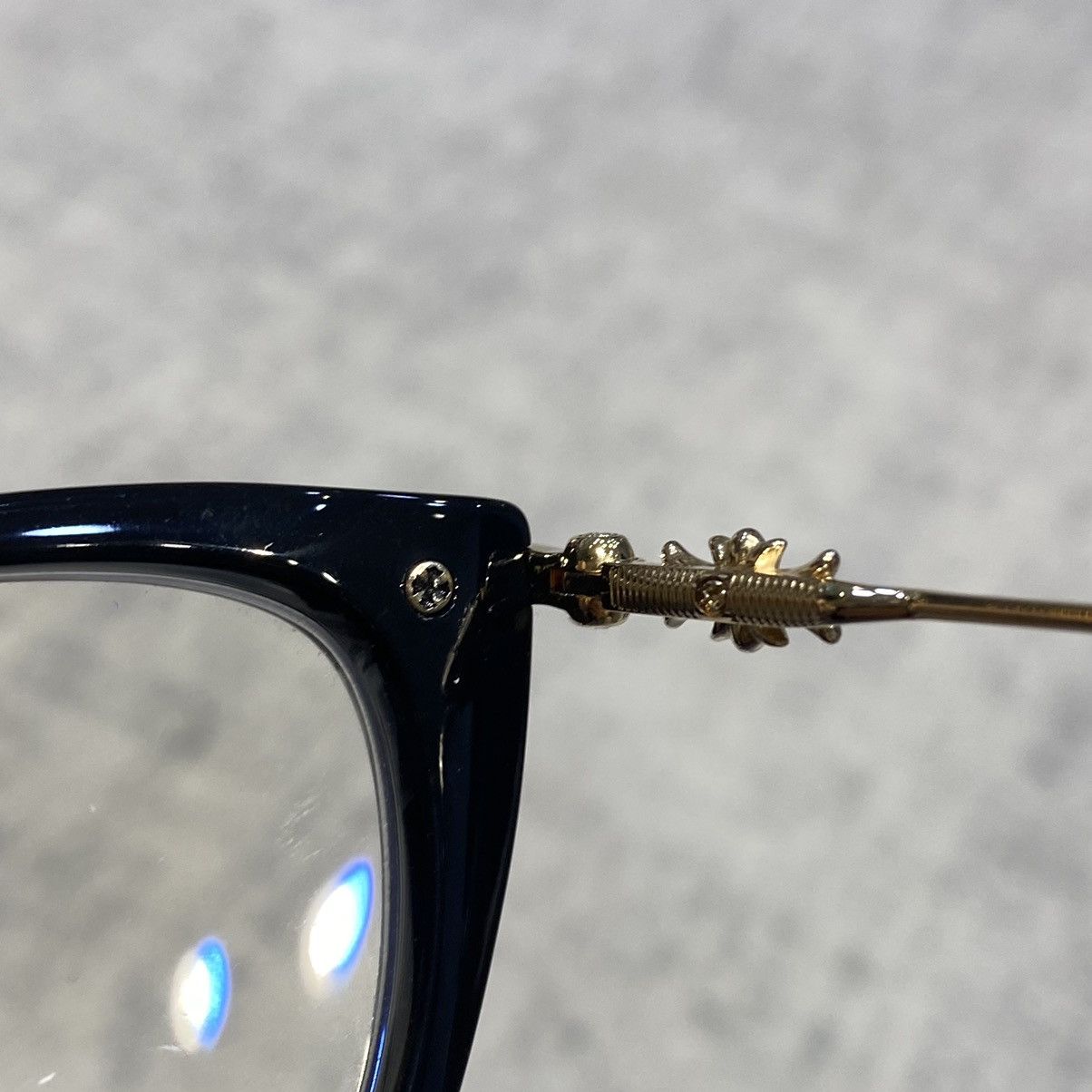 Chrome Hearts Chrome Hearts NEW LOVER Black/Goldplated Size ONE SIZE - 8 Thumbnail