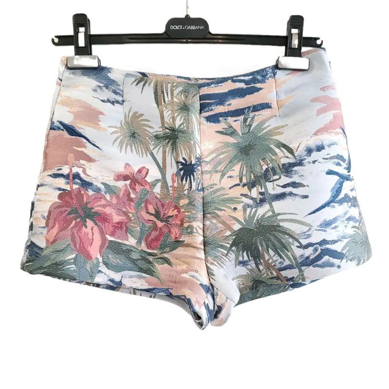 Valentino Valentino Colorful Floral Print Summer Shorts 0089 Size 23" - 1 Thumbnail
