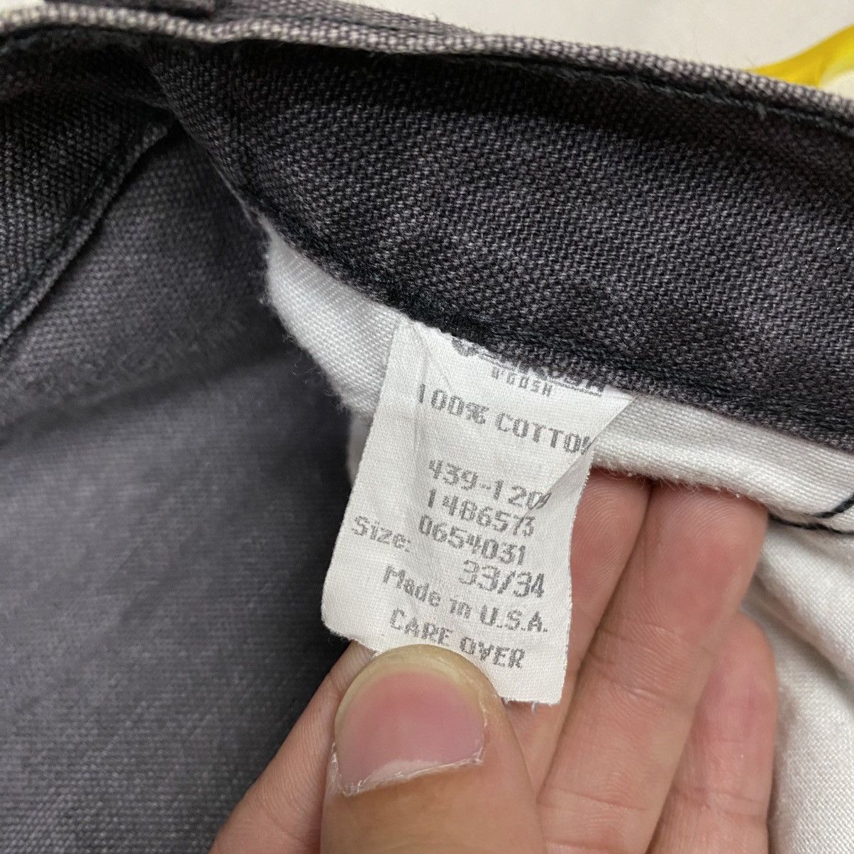 Oshkosh × Vintage Vintage Oshkosh B’gosh Carpenter Canvas Work Pants Size US 33 - 6 Thumbnail