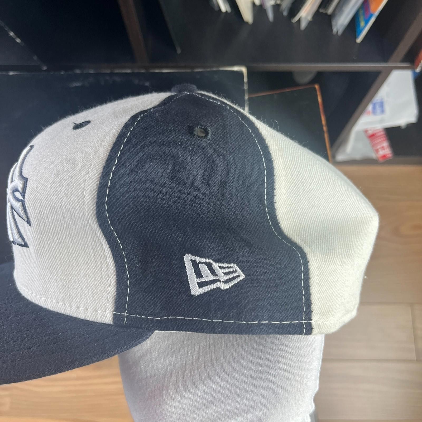 New Era Vintage New York Yankees New Era Fitted Hat 7 1/2 59Fifty Size ONE SIZE - 3 Thumbnail