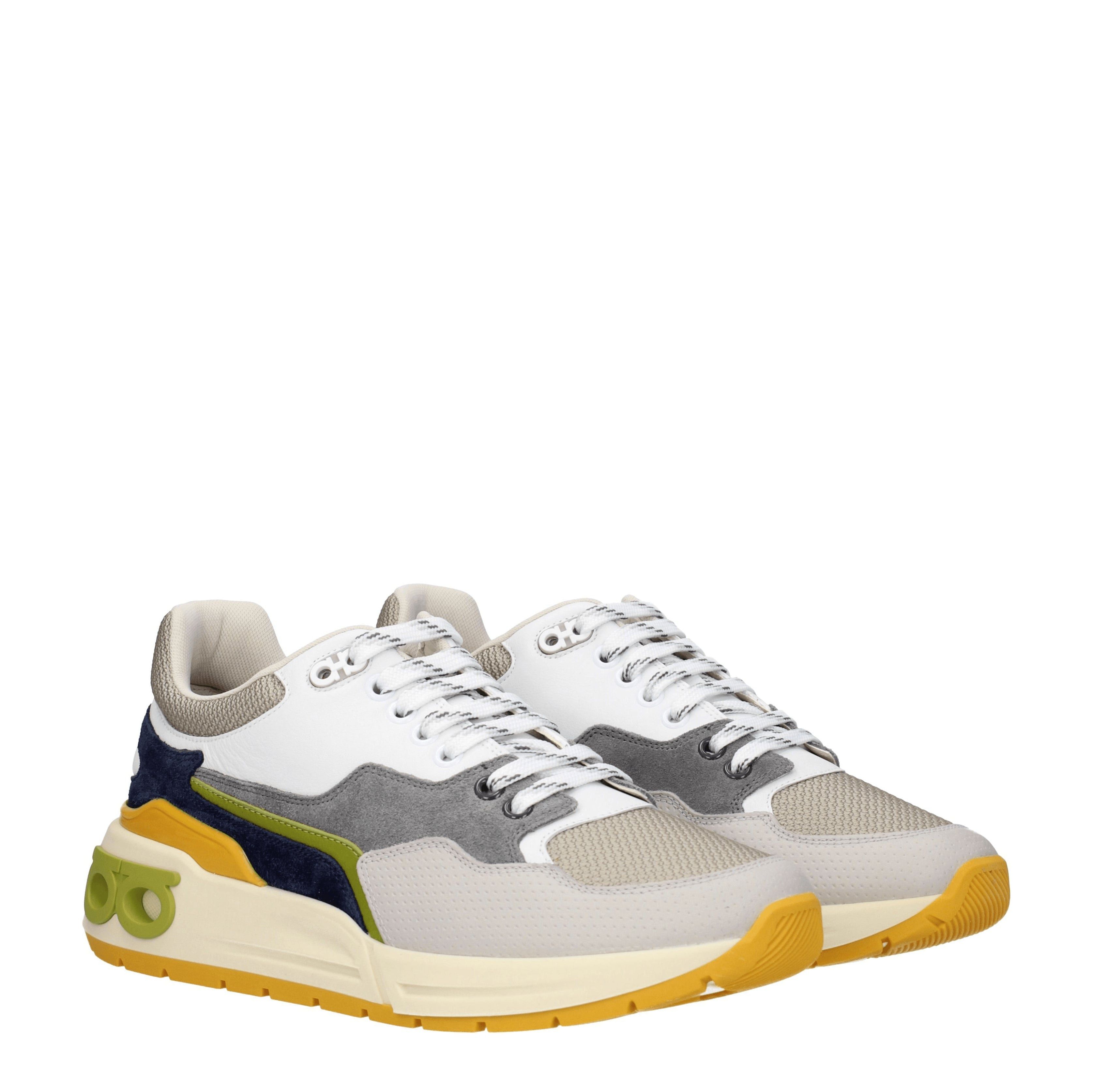 Salvatore Ferragamo Men's Sneakers in Leather Size US 7 / EU 40 - 1 Thumbnail