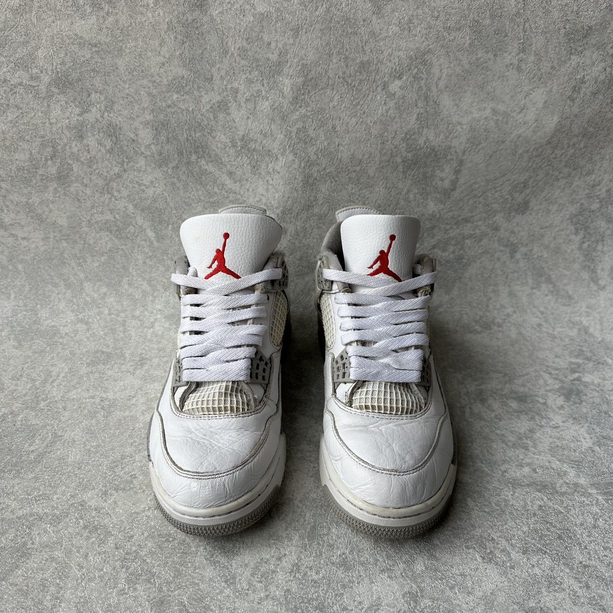 Jordan Brand Nike Air Jordan 4 White Oreo Og Tech Grey Sneakers Size US 7.5 / EU 40-41 - 3 Thumbnail