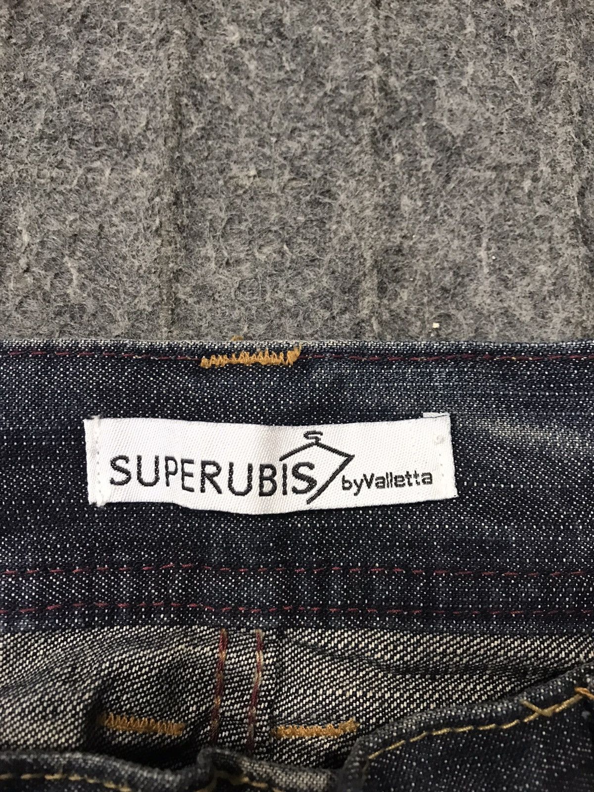 Japanese Brand Superubis By Valetta Whisker Indigo Denim Jeans Size US 30 / EU 46 - 6 Thumbnail