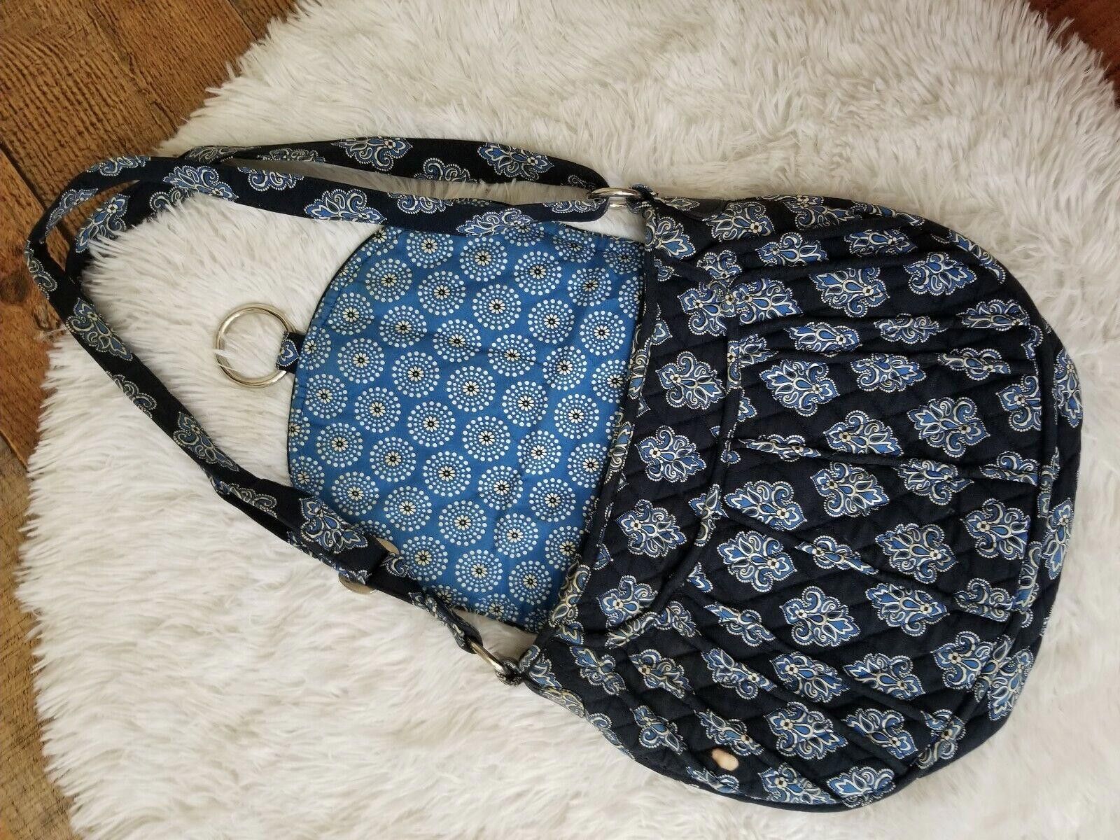 Designer Vera Bradley Bag Blue Please Read Medium Tote Size ONE SIZE - 11 Thumbnail