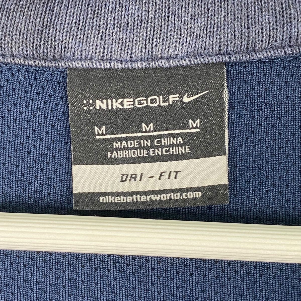 Nike × Vintage Vintage Nike Golf Quarter Zip Sweatshirt Blue Stones Size US M / EU 48-50 / 2 - 8 Thumbnail