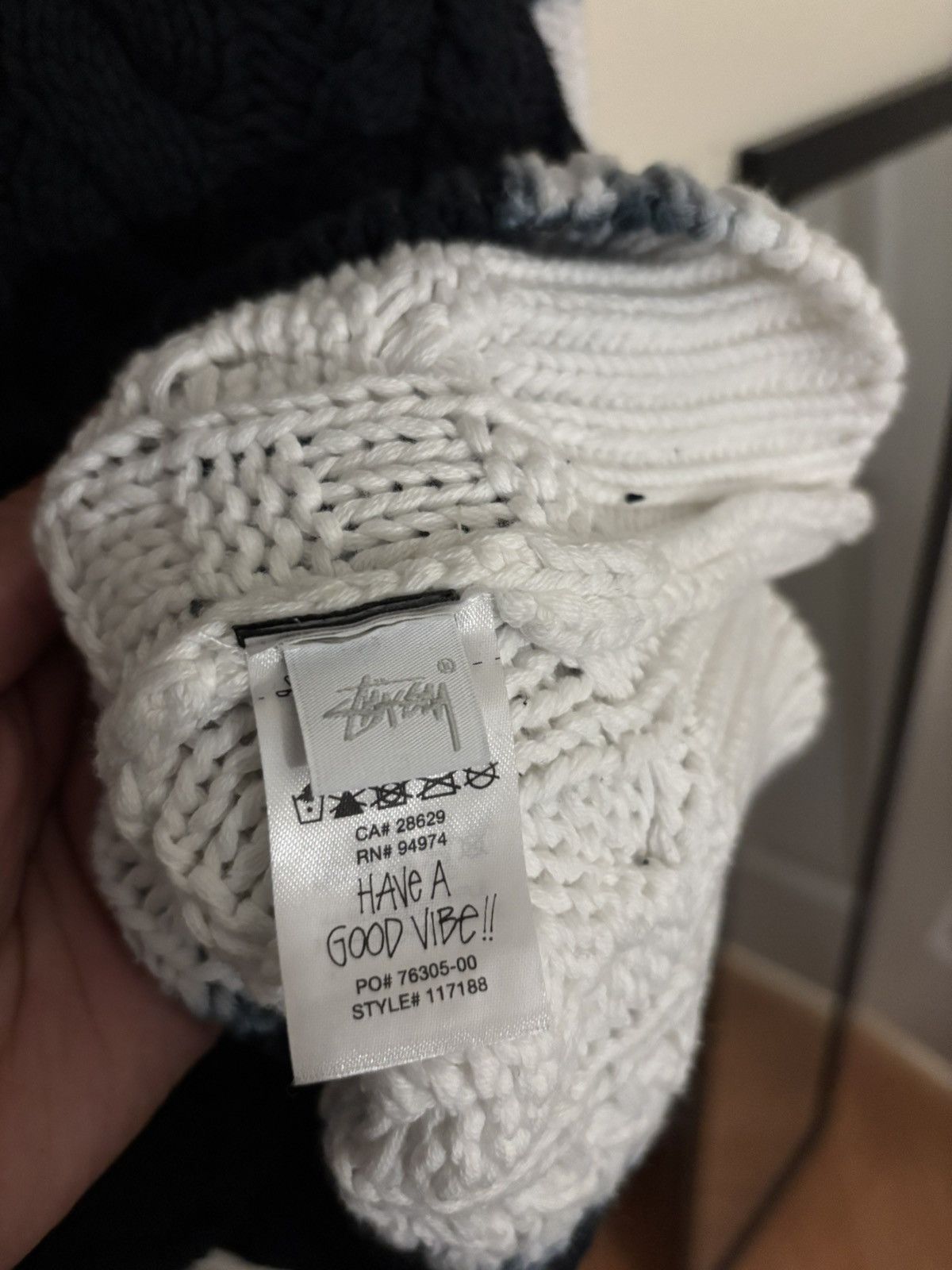 Stussy Stussy Tie Dye Fisherman Sweater Size US M / EU 48-50 / 2 - 5 Thumbnail