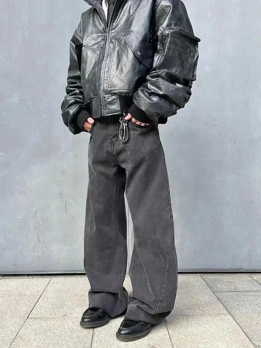Japanese Brand Vintage silhouette machete baggy jeans Size US 32 / EU 48 - 3 Thumbnail