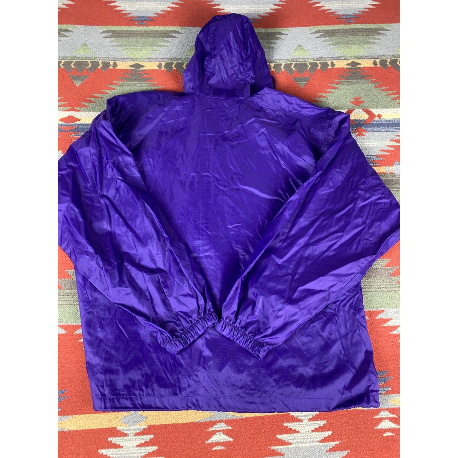 ASH VINTAGE Dash Sport Purple Anorak Windbreaker Jacket sz M 90s Mens Size US M / EU 48-50 / 2 - 5 Thumbnail