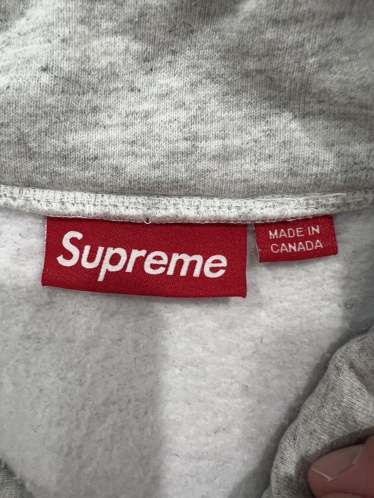 Supreme Supreme Collegiate Half Zip Pullover Ash Grey (24FW) Medium Size US M / EU 48-50 / 2 - 3 Thumbnail