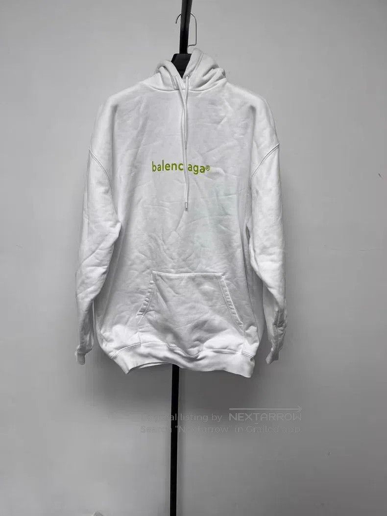Balenciaga Balenciaga Logo Pattern Hooded Casual Long Sleeve Sweatshi Size US XS / EU 42 / 0 - 1 Thumbnail