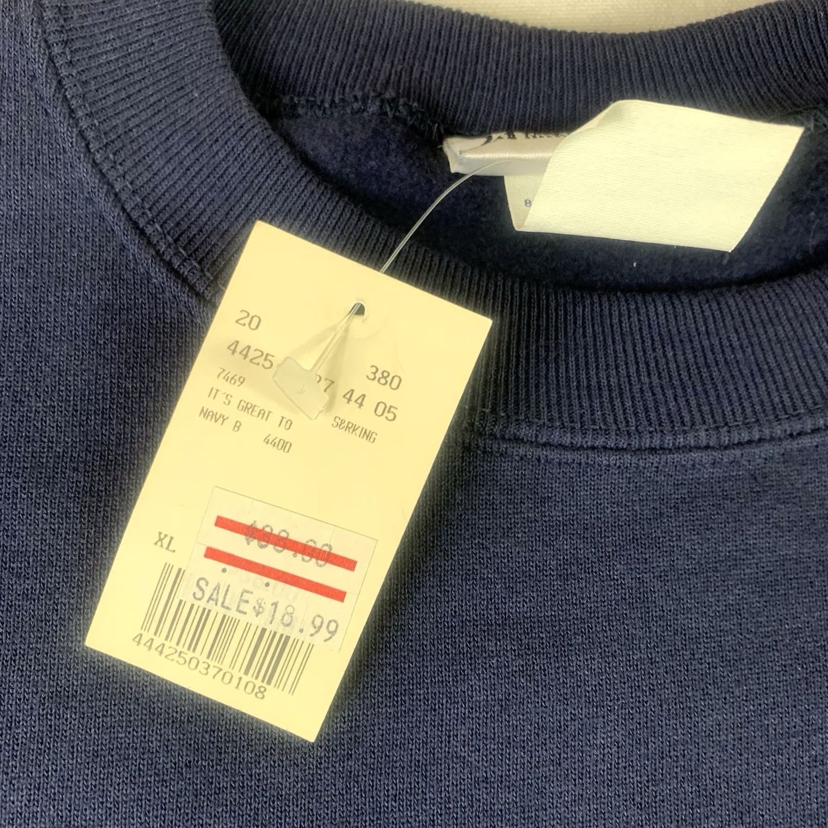 Vintage Siegfried & Roy Mirage Las Vegas Mens XL Sweater Blue USA vtg 90s NWT (issue) Size US XL / EU 56 / 4 - 6 Thumbnail