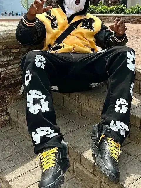 VIBE Men's jeans with print Size US 34 / EU 50 - 4 Thumbnail