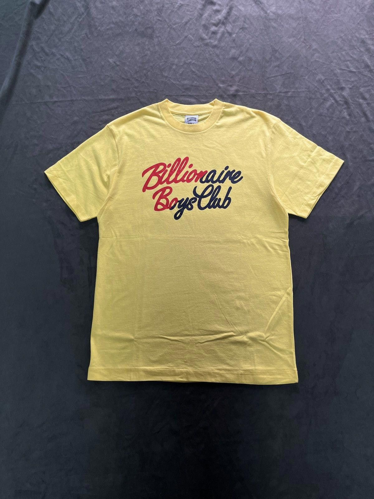 Billionaire Boys Club Rare Billionaire Boys Club BBC Flip Script T-Shirt Yellow L Size US L / EU 52-54 / 3 - 1 Thumbnail