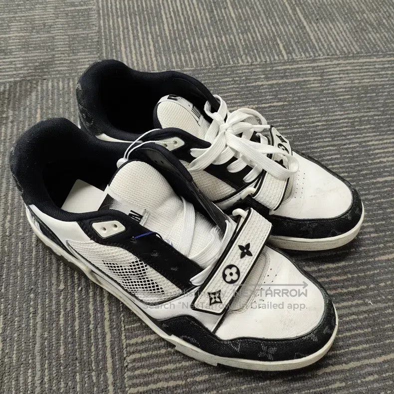 Louis Vuitton Louis Vuitton Black and white color matching shoes Size US 7.5 / IT 37.5 - 2 Thumbnail