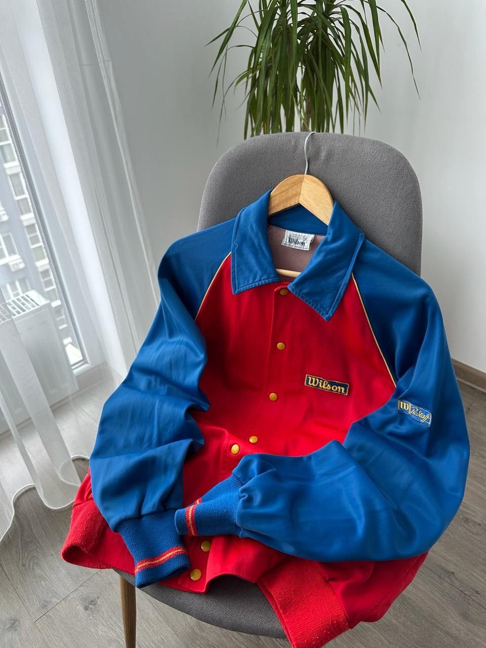 Japanese Brand × Vintage × Wilson Vintage Japanese Wilson Tennis Wear Buttons Blue Hoodie Polo Size US M / EU 48-50 / 2 - 9 Thumbnail