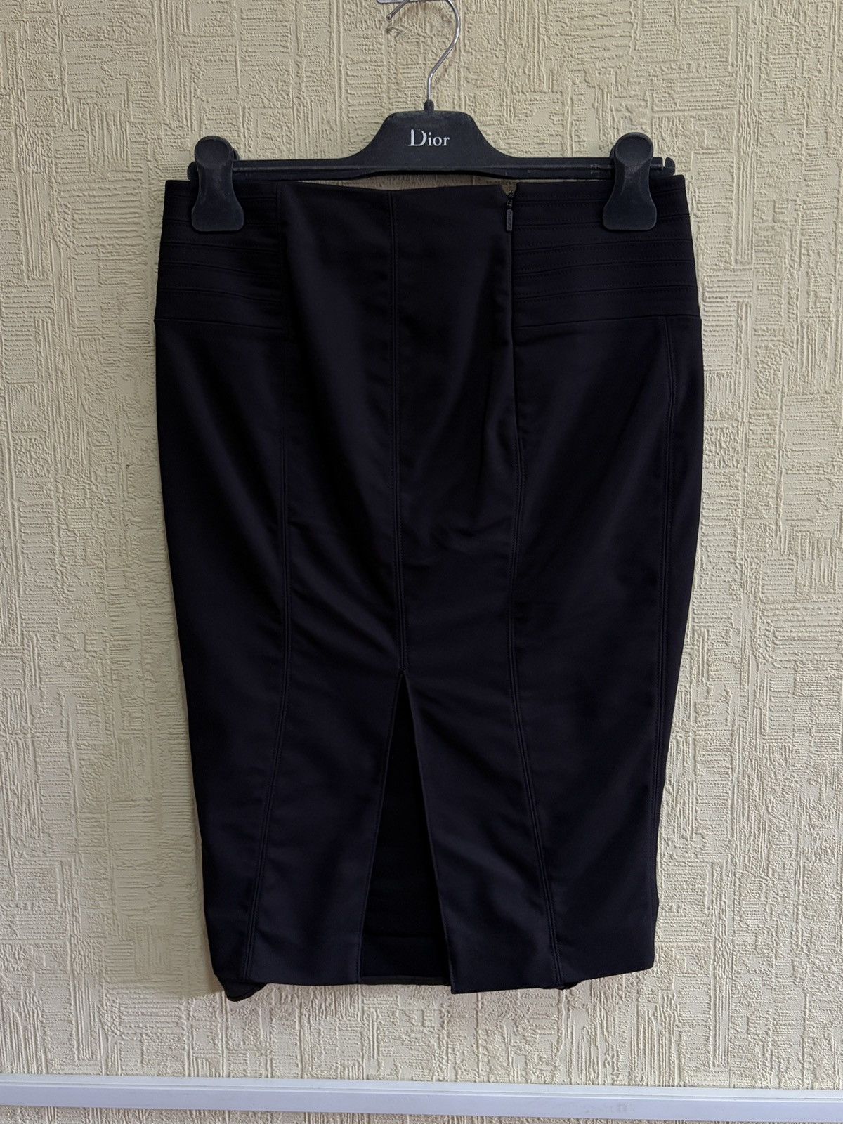 Gucci **2003 Gucci Tom Ford Archive Black Pencil Skirt IT 40** Size 27" / US 4 / IT 40 - 2 Thumbnail