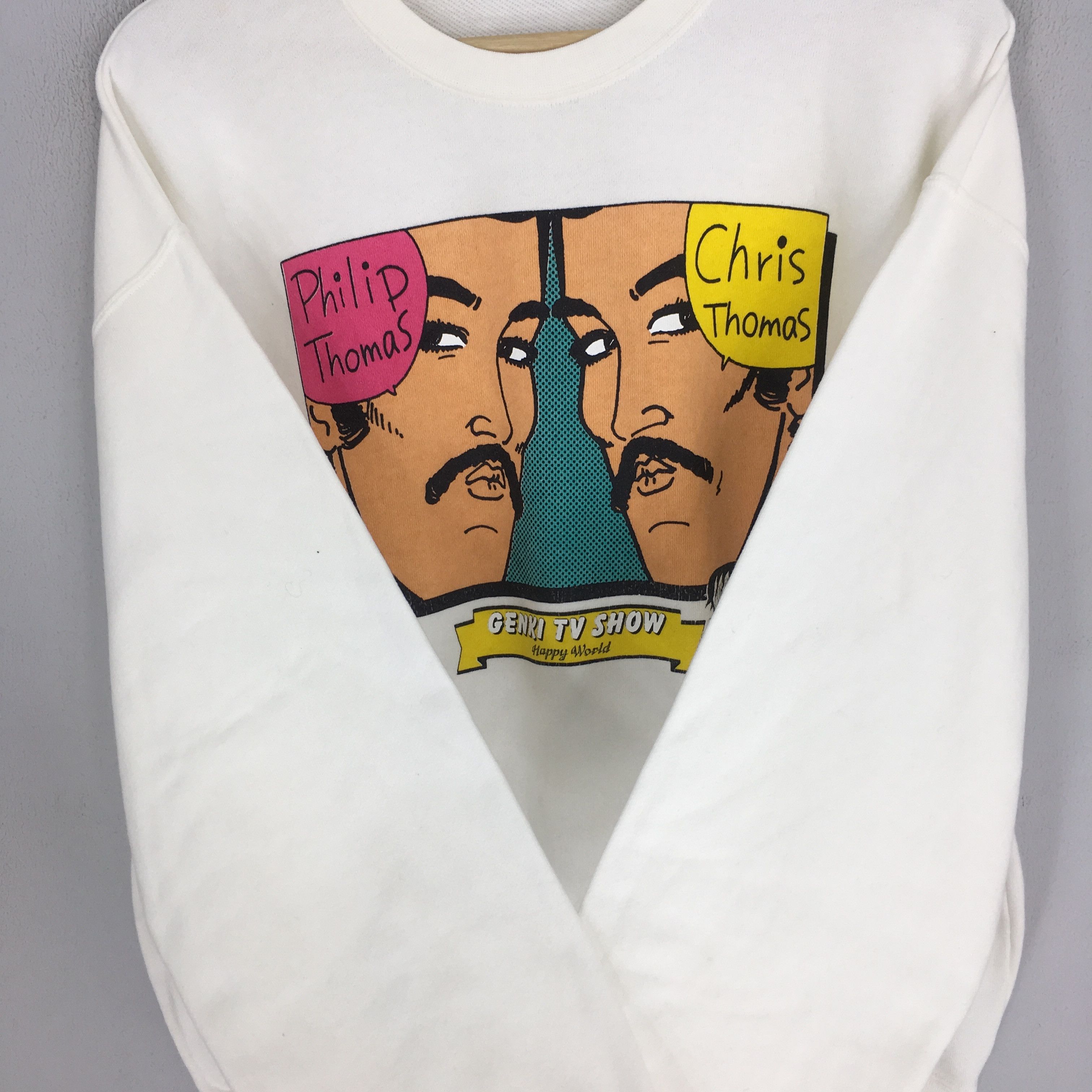 Garbage TV VINTAGE GENKI TV SHOW ANIME MOVIE SWEATSHIRT - 1592 Size US M / EU 48-50 / 2 - 9 Thumbnail