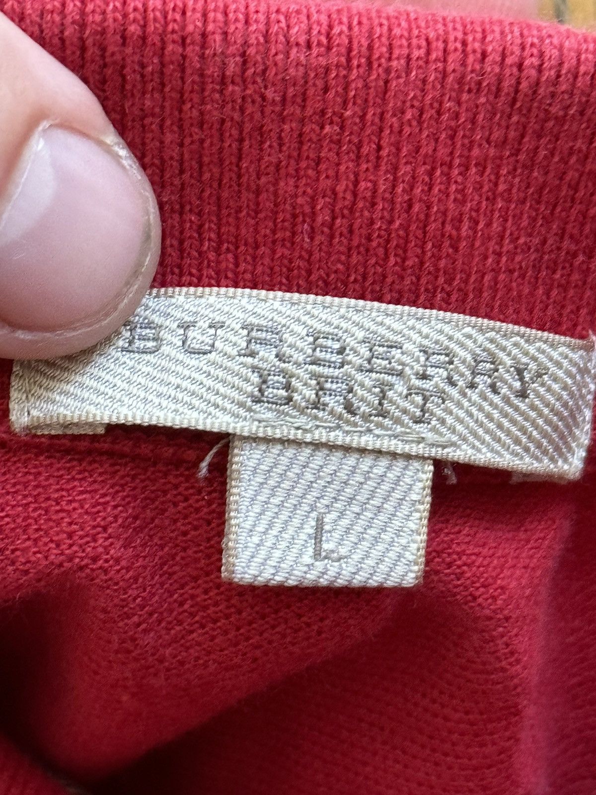 Burberry × Designer × Vintage Burberry logo polo t shirt Size US L / EU 52-54 / 3 - 7 Thumbnail