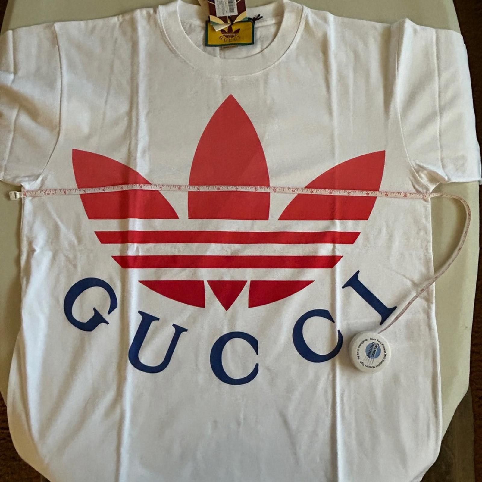 Gucci NWT GUCCI x Adidas T-Shirt Men's Size XXS US0 Cotton Jersey Size XXS / US 00 / IT 34 - 6 Thumbnail