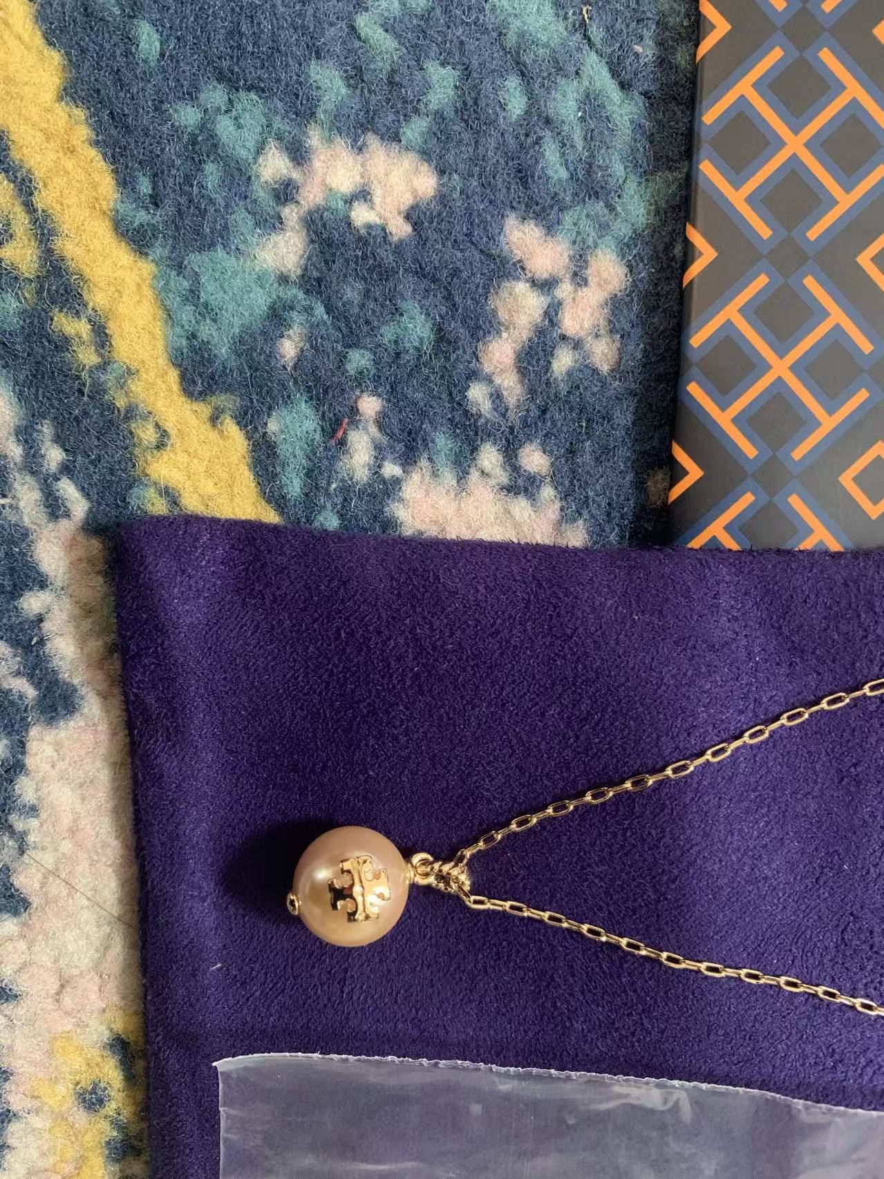 Tory Burch tory burch pearl chain necklace (rose gold) Size ONE SIZE - 2 Thumbnail