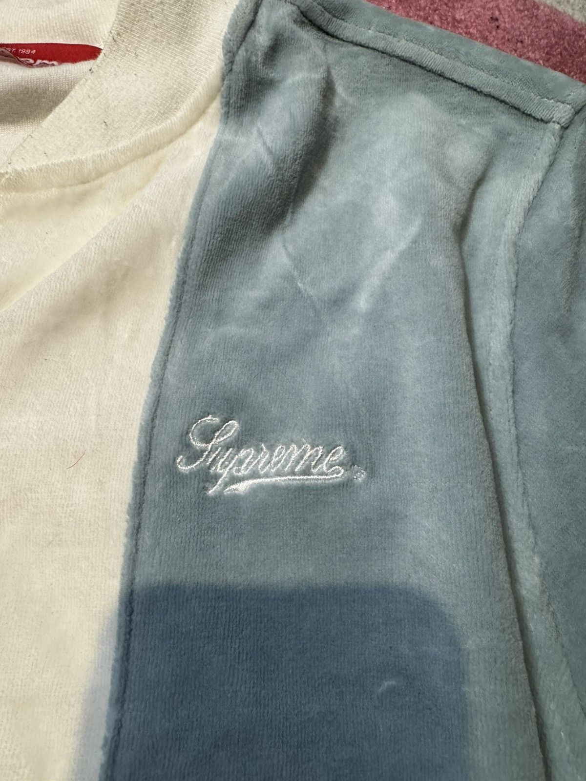 Supreme Supreme Velour Zip-Up Track Jacket SS18 Size US M / EU 48-50 / 2 - 2 Thumbnail