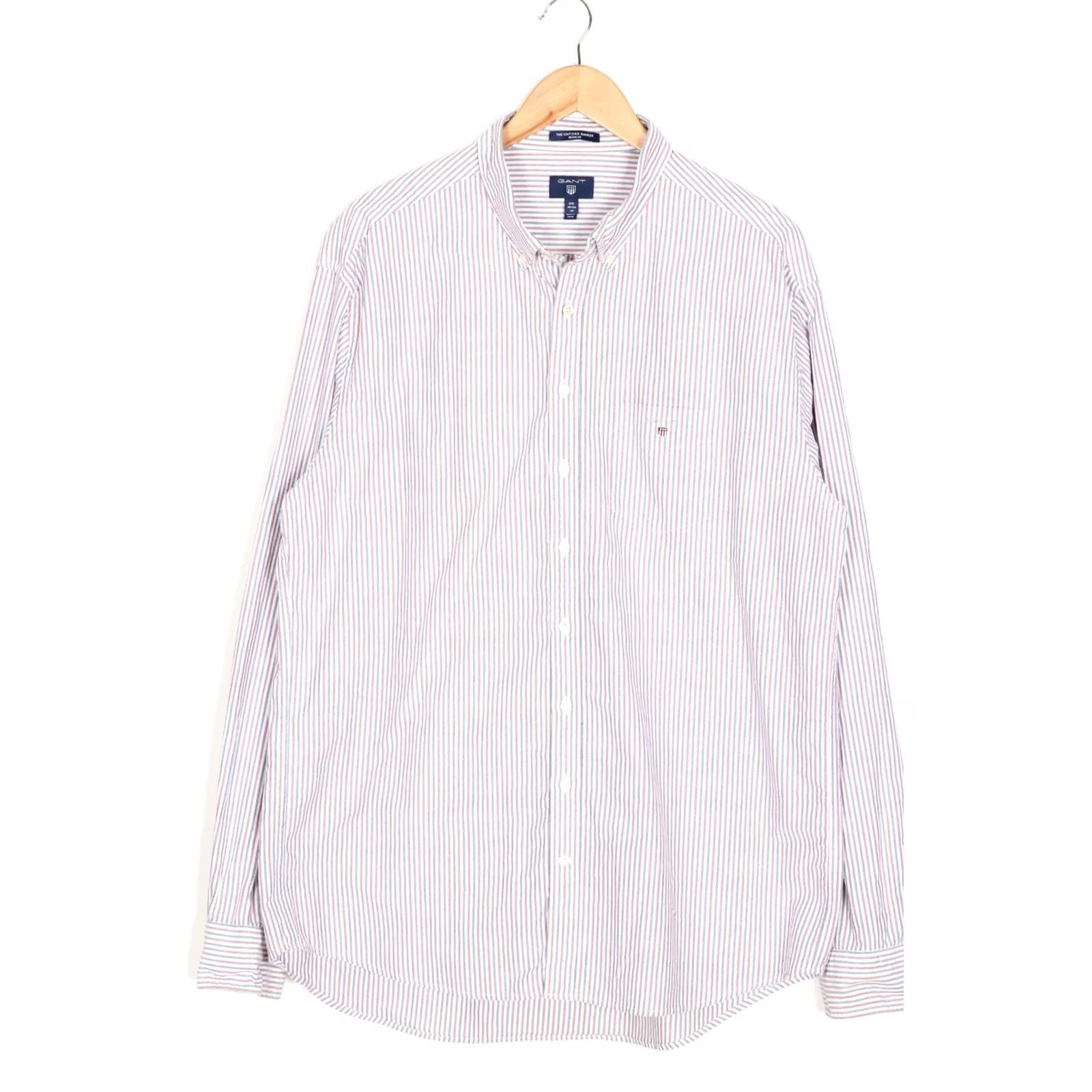 Gant GANT Shirt Men Size 2XL Regular Long Sleeve THE OXFORD BANKER VR4016 Size US XXL / EU 58 / 5 - 2 Thumbnail