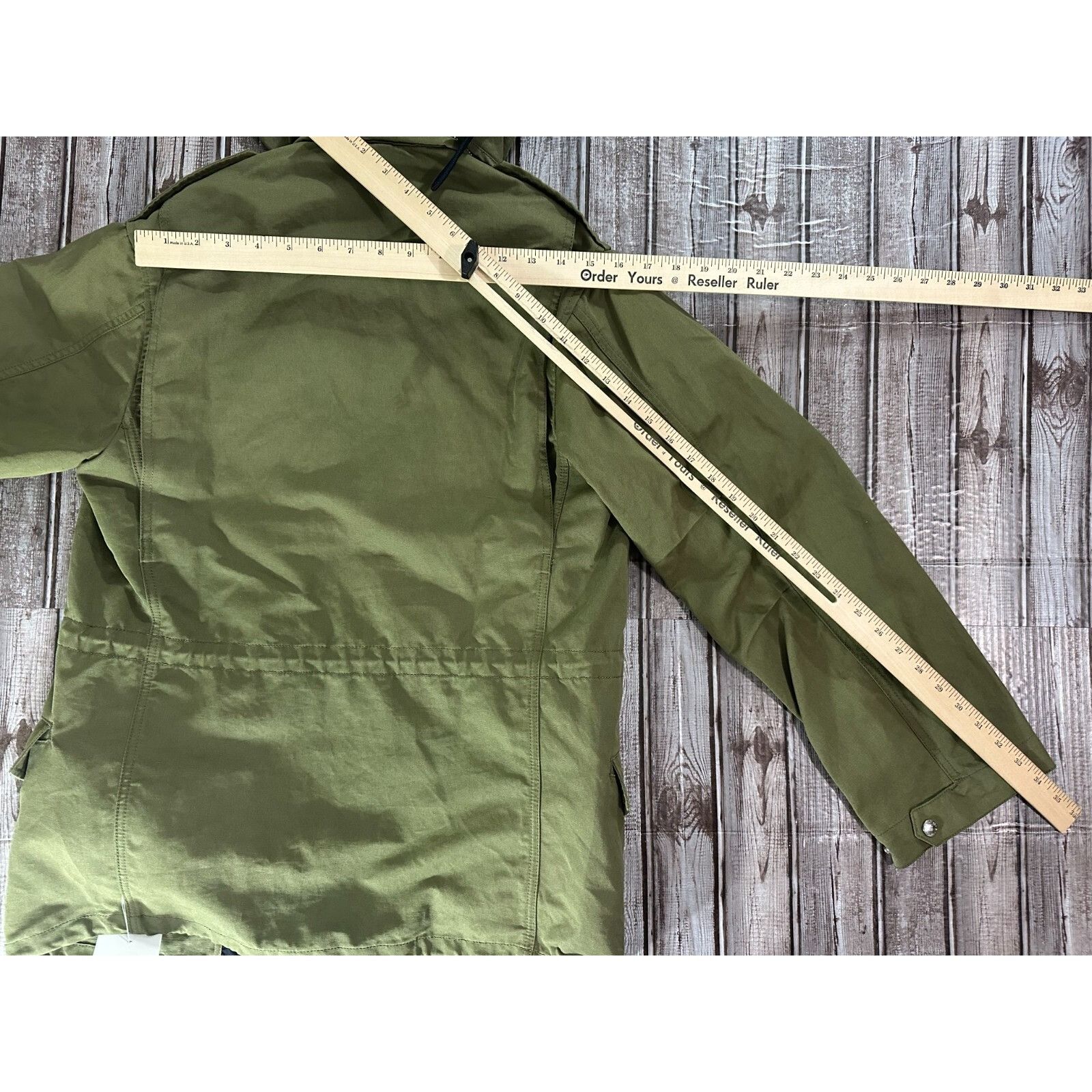 Maison Kitsune MAISON KITSUNE PARIS lineN blend hidden hood military utilit Size US XS / EU 42 / 0 - 7 Thumbnail