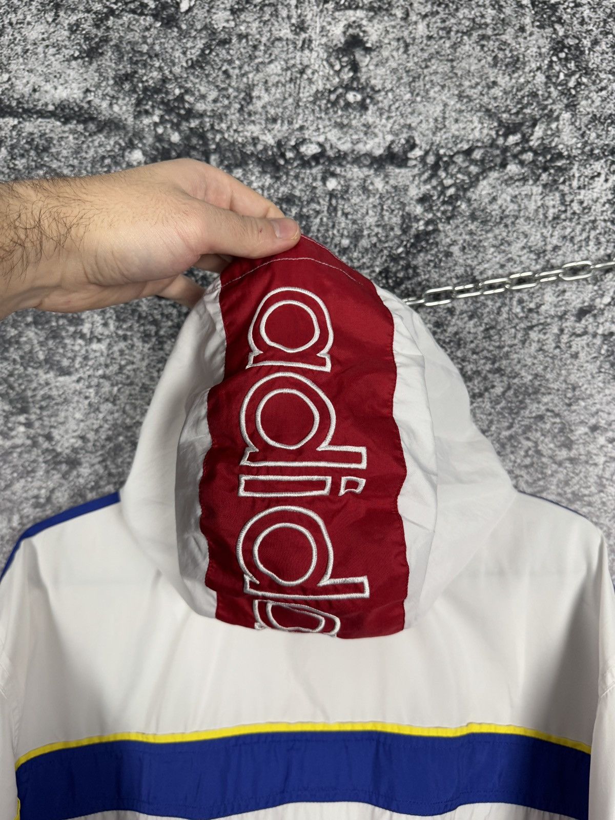 Adidas Adidas Vintage Jacket Button Up Windbreaker Retro 90s Size S Size US S / EU 44-46 / 1 - 17 Thumbnail