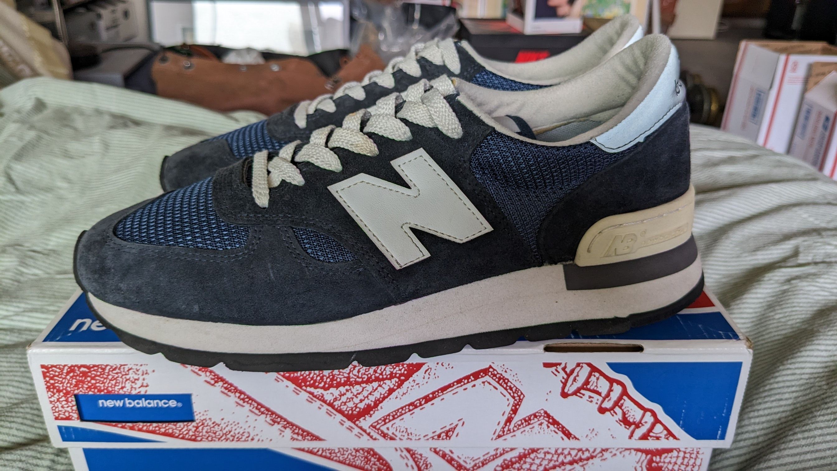 New Balance 990 M990NV1 Size US 8.5 / EU 41-42 - 4 Thumbnail