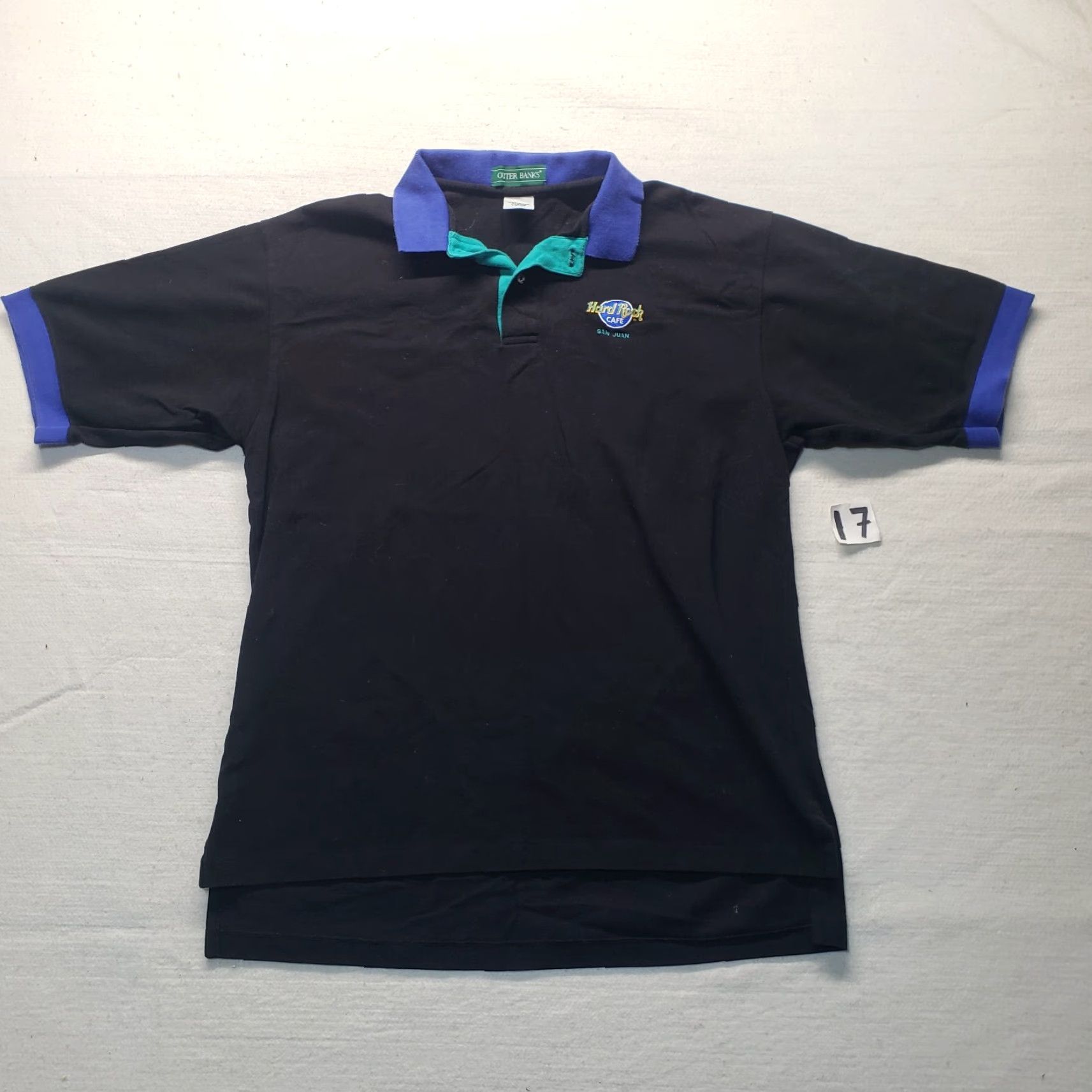 Hard Rock Cafe Hard Rock Cafe Shirt Black Short Sleeve Adult Men's XL Extra Large Polo Shirt Black Short Sleeve Mens XL Hard Rock Cafe Shirt Size US XL / EU 56 / 4 - 3 Thumbnail