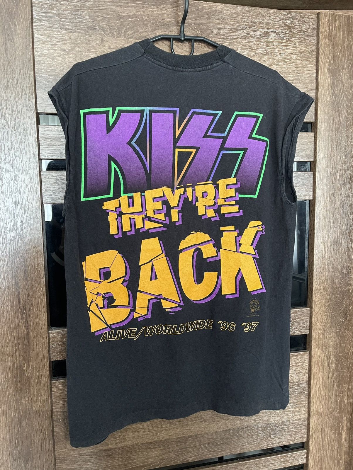 KISS 1996/1997 KISS Alive Worldwide Tour Band T-Shirt Tee Vintage Size US XL / EU 56 / 4 - 7 Thumbnail