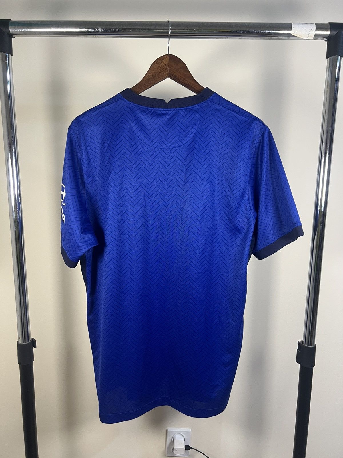 Nike CHELSEA LONDON 2020/2021 FOOTBALL SOCCER JERSEY HOME NIKE Size US L / EU 52-54 / 3 - 8 Thumbnail