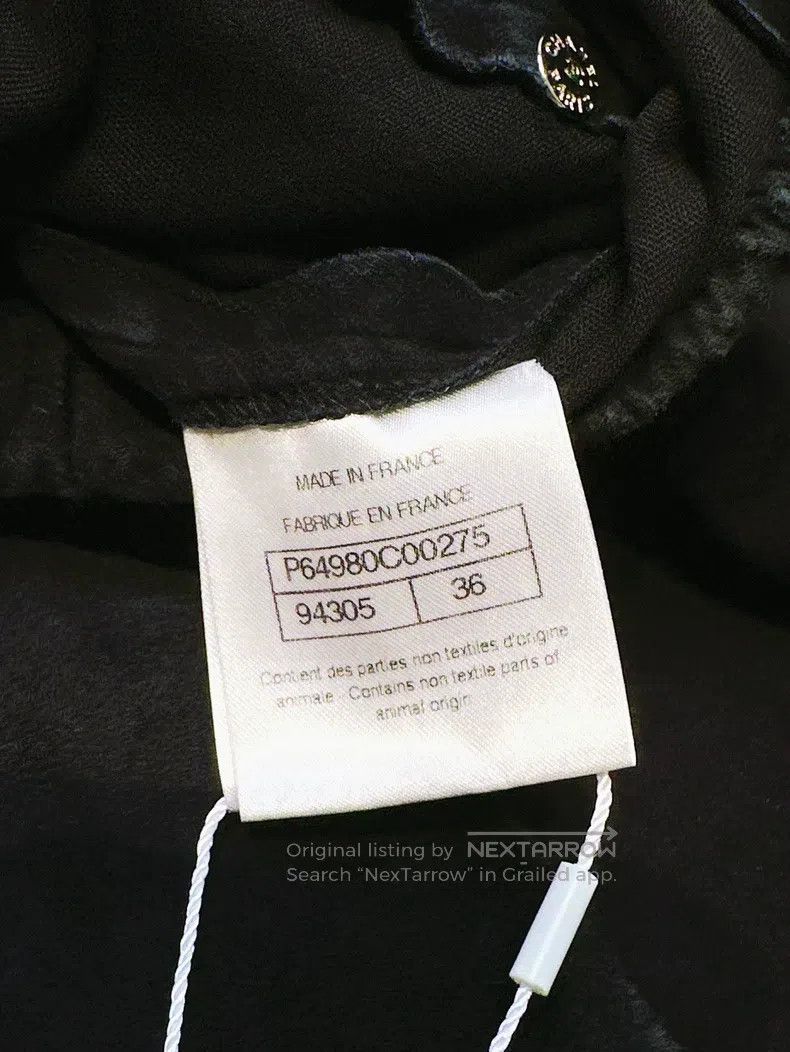 Chanel Chanel Black sheepskin suede pant Size 24" / US 00 / IT 34 - 5 Thumbnail