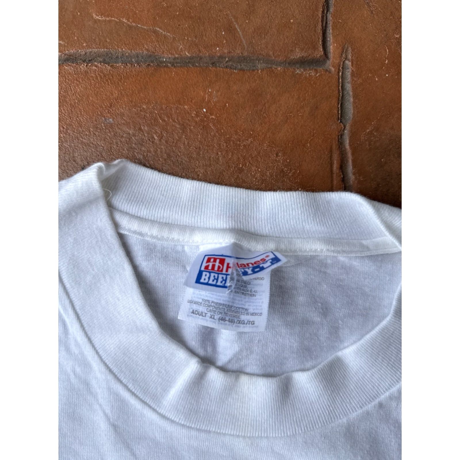 Hanes VINTAGE 90s New York The Big Apple Skyline Tourist T-Shirt XL Size US XL / EU 56 / 4 - 2 Thumbnail