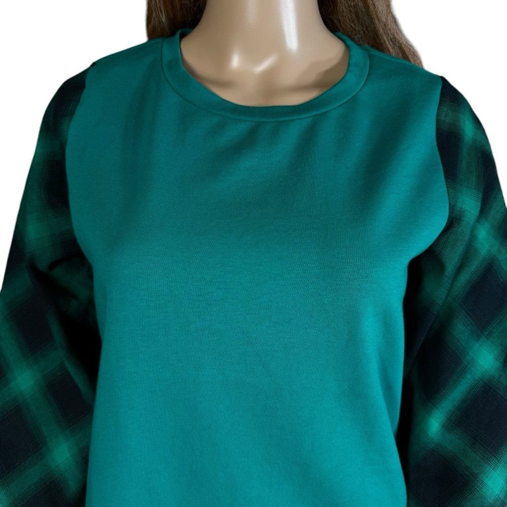 Other New Belle by Kim Gravel French Terry Flannel Sleeves Sweats Size XXS / US 00 / IT 34 - 3 Thumbnail