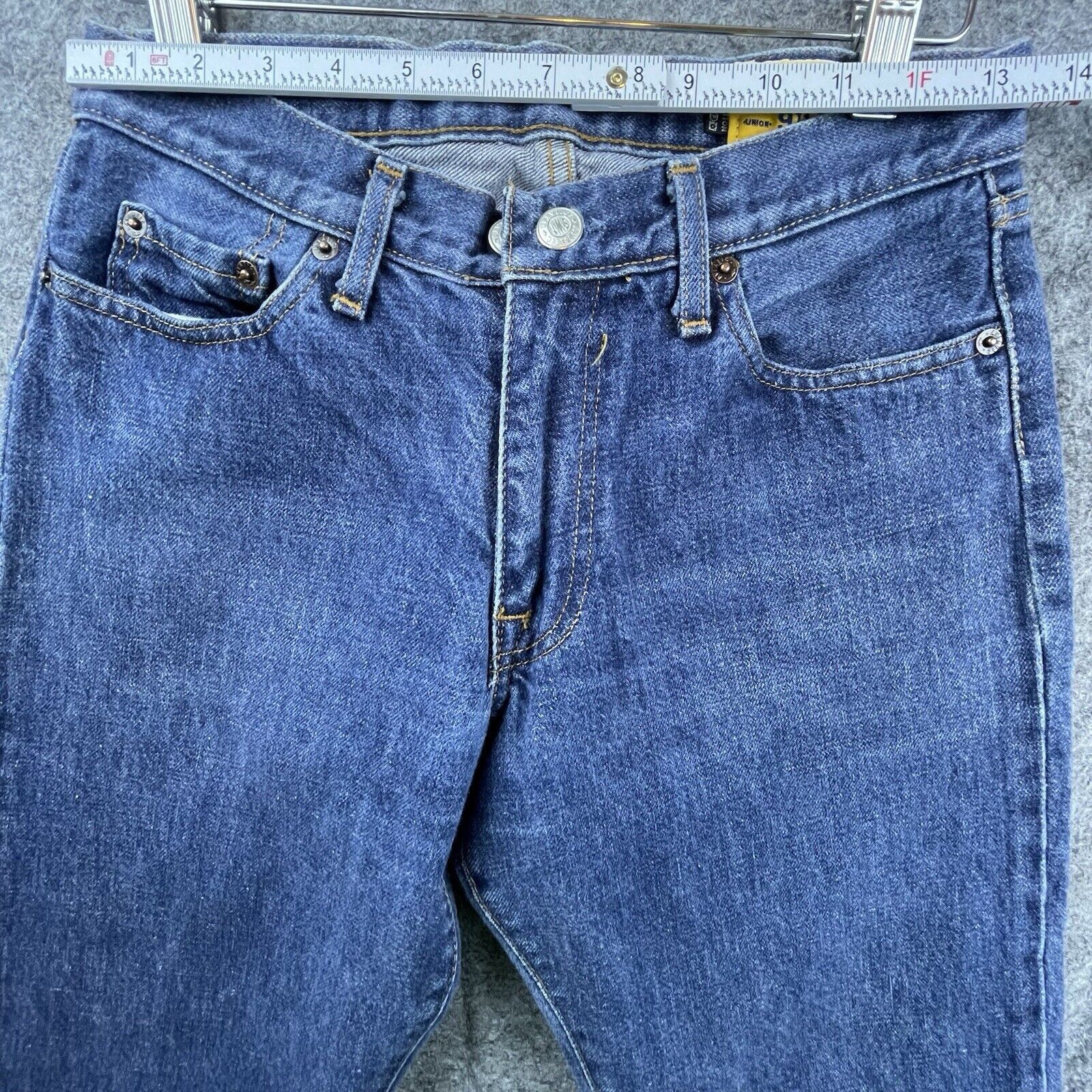 Aviatic Aviatic Jeans Mens 31 Blue Straight 911 Italian Workwear Size US 31 - 6 Thumbnail