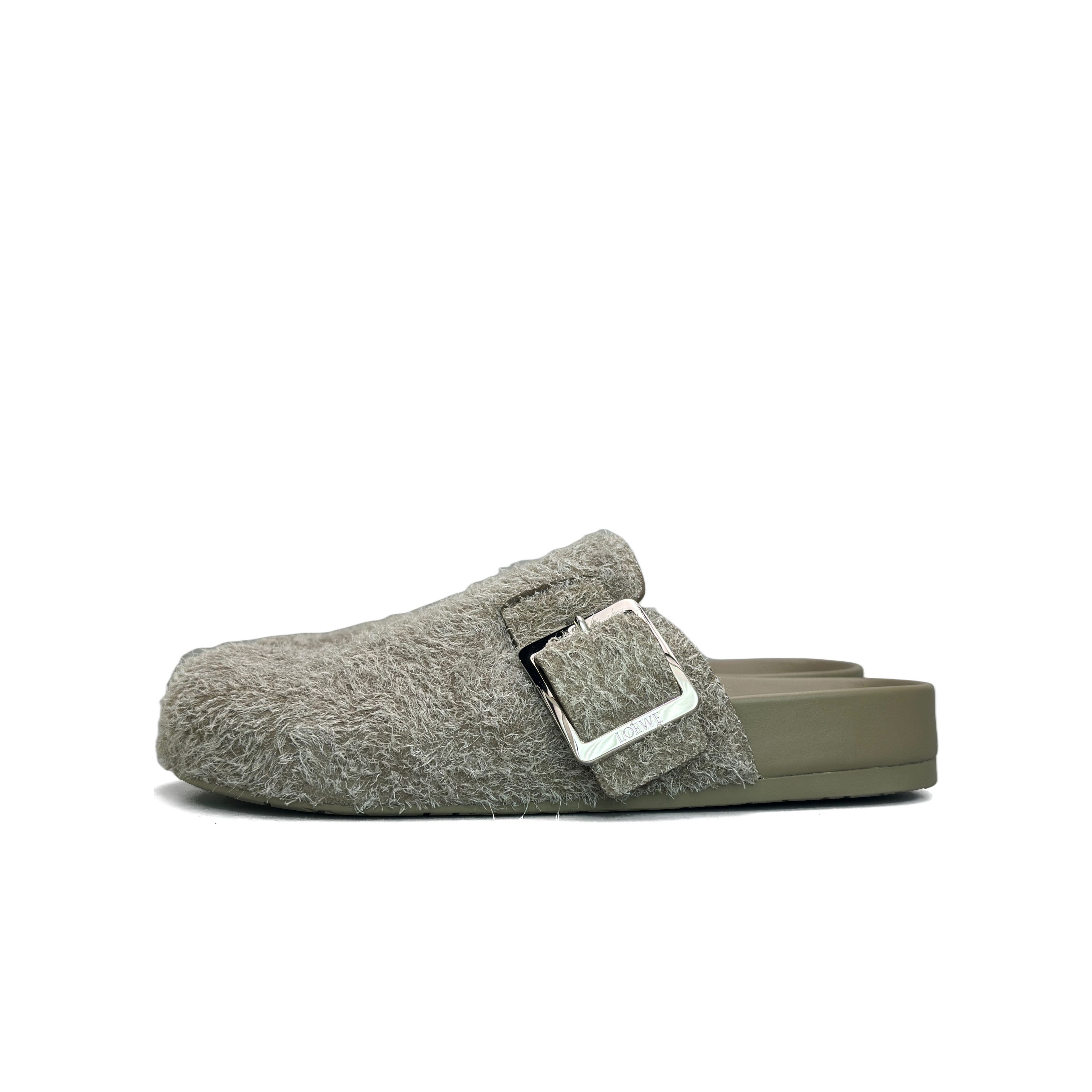 Loewe Loewe Ease Buckle Suede Mule Size 38 Size US 8 / IT 38 - 1 Thumbnail