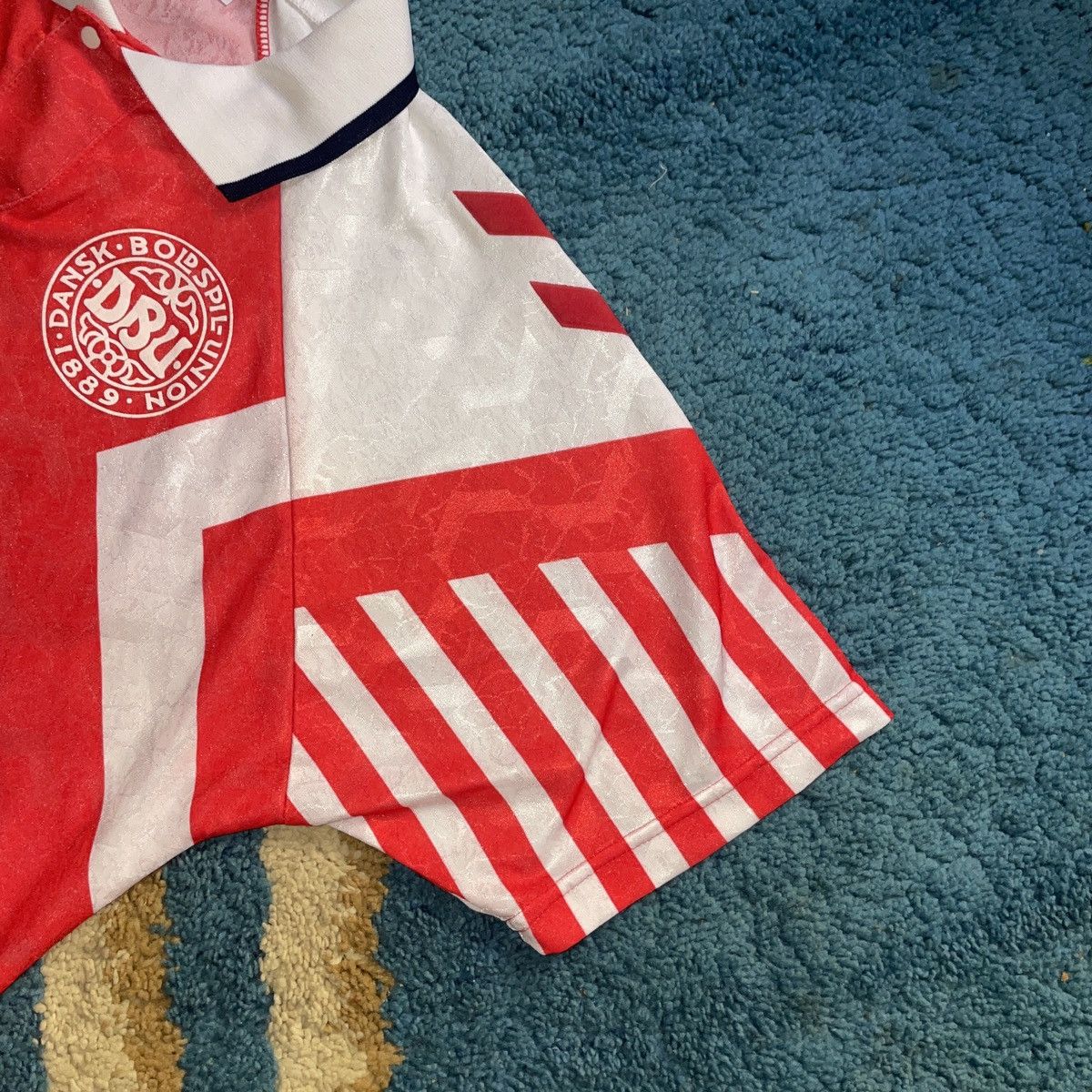 Vintage Denmark Historic shocking Run Jersey 1992 Size US XL / EU 56 / 4 - 3 Thumbnail