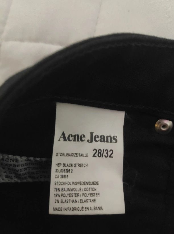 Acne Studios Acne Studios Hep Black Stretch Pants Size US 28 / EU 44 - 4 Thumbnail